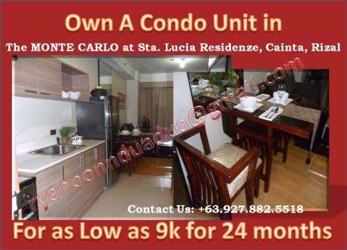 Sta.-Lucia-Residenze-low-downpayment-Condo-For-sale-near-katipunan